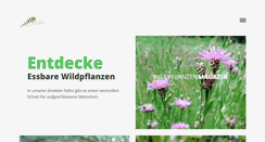 Desktop Screenshot of essbare-wildpflanzen.de