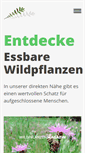 Mobile Screenshot of essbare-wildpflanzen.de